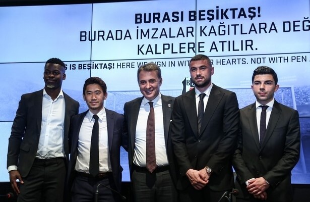 Besiktas show off new transfers, hope for success